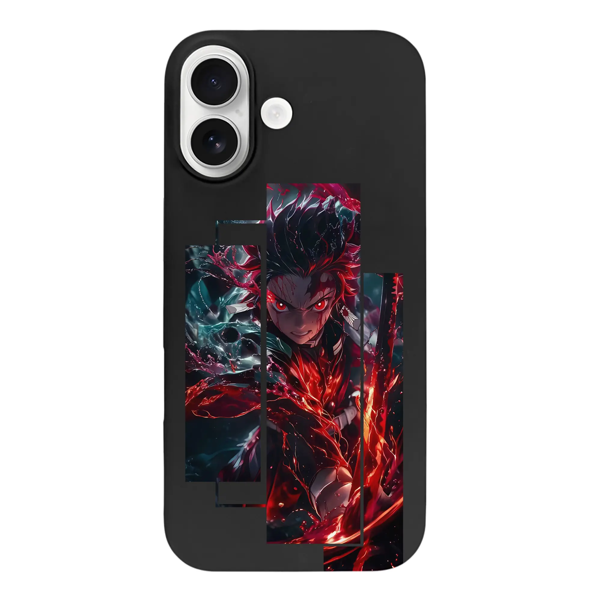 鬼滅の刃 グッズ,竈門 炭治郎 - iPhone 17 シリーズ シリコンケース 薄型 耐衝撃 指紋防止 ソフトタッチカバー 精密フィット 傷防止 保護ケース iPhone 17/17 Air/17 Pro/17 Pro Max 対応